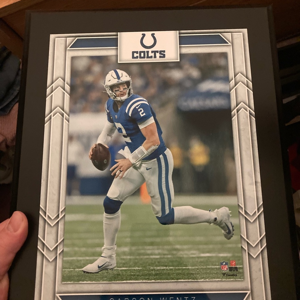 Carson wentz plaque colts